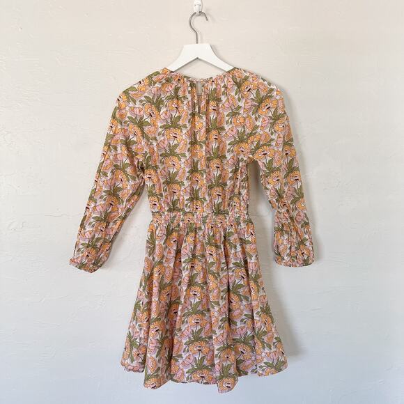 J. Crew Liberty Fabric Butterfield Smocked Waist Mini Dress Small - Picture 4 of 5